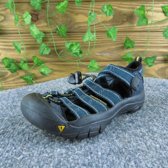 KEEN‎ Boys Sandals Shoes Sz T 10 Medium Sandal Green Synthetic Drawstring - Picture 1 of 6